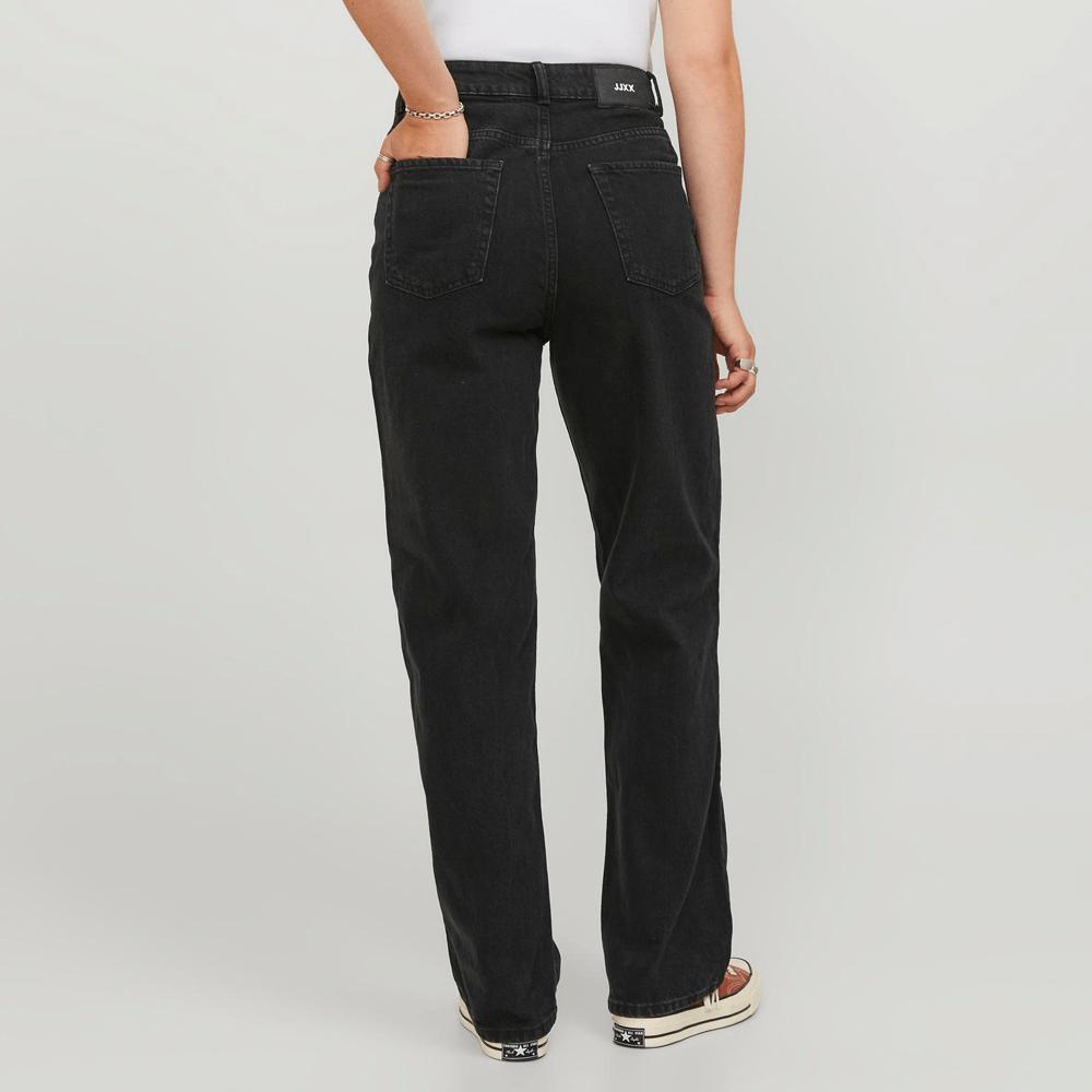 High rise sales black denim jeans